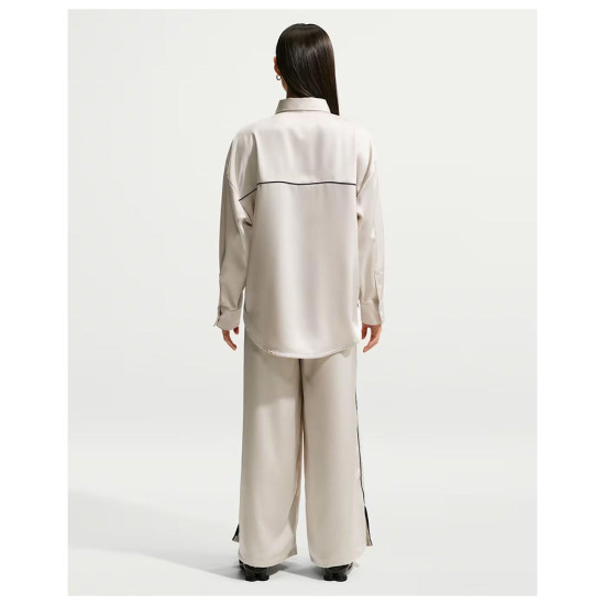 Nike Γυναικείο παντελόνι φόρμας Sportswear Loose Mid-Rise Satin Pants